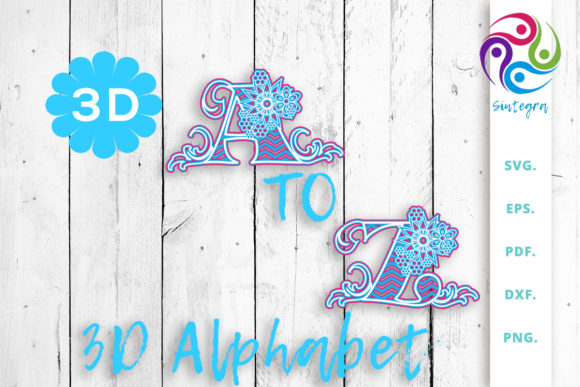 3D Multilayer Floral Alphabet Bundle Review
