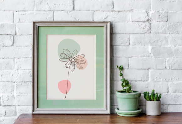 Floral Line Art Flower SVG Frame Review