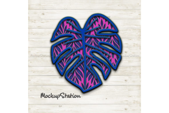 Monstera Leaf 3D Layered Mandala: A Designer's Review