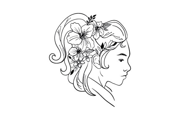 Woman with Floral Hair Embroidery Review